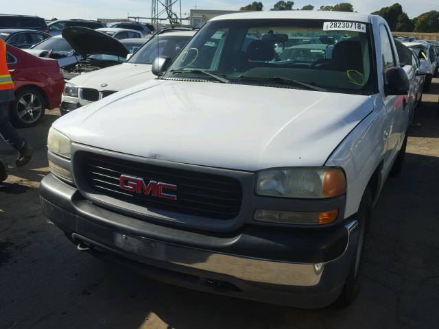 1GTEC14V8XZ527315 - 1999 GMC NEW SIERRA WHITE photo 2