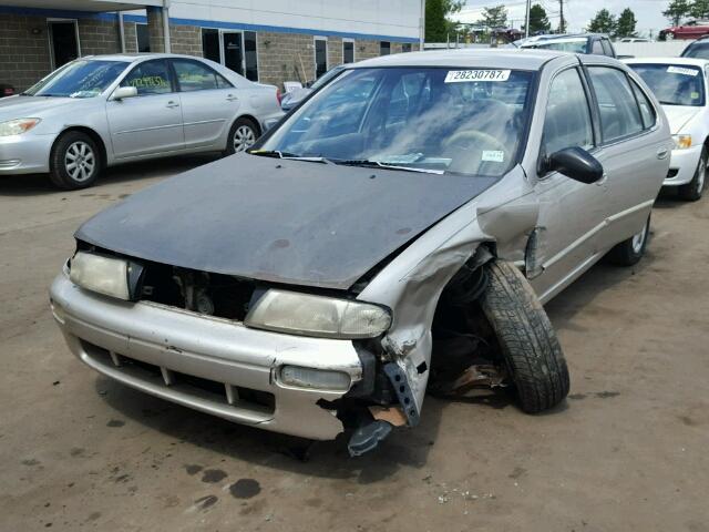 1N4BU31D2VC107529 - 1997 NISSAN ALTIMA XE GOLD photo 2