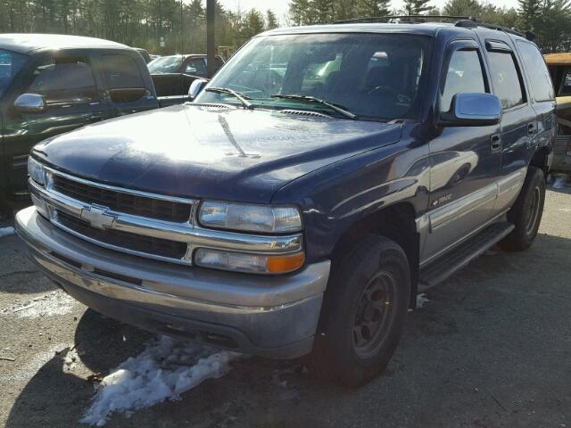 1GNEK13T6YJ139316 - 2000 CHEVROLET TAHOE K150 BLUE photo 2