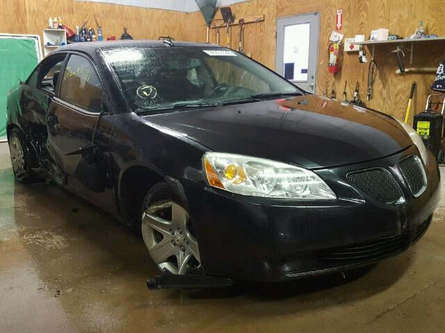 1G2ZG57B294110145 - 2009 PONTIAC G6 BLACK photo 1