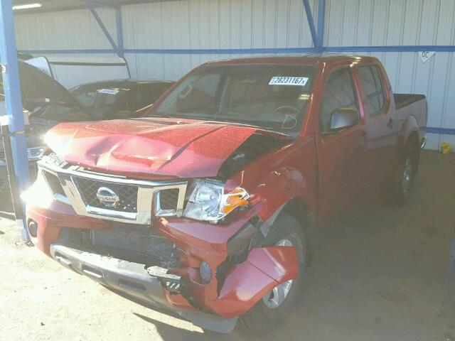 1N6AD0EV7CC408055 - 2012 NISSAN FRONTIER S RED photo 2