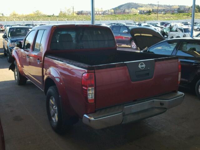 1N6AD0EV7CC408055 - 2012 NISSAN FRONTIER S RED photo 3