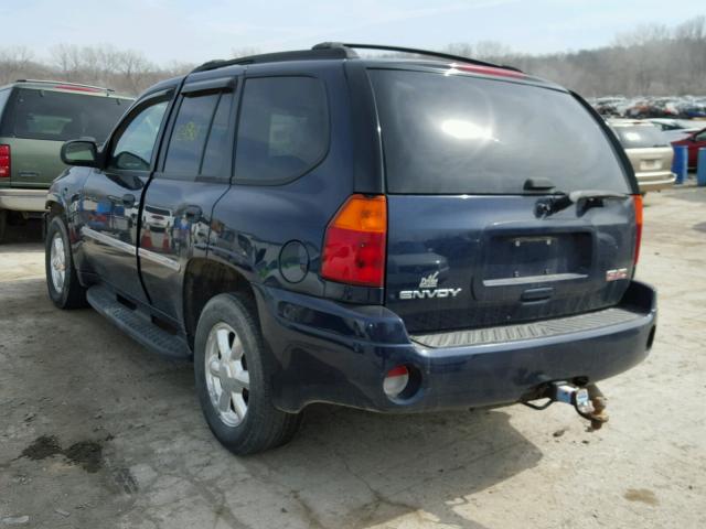 1GKDS13S172296681 - 2007 GMC ENVOY BLUE photo 3