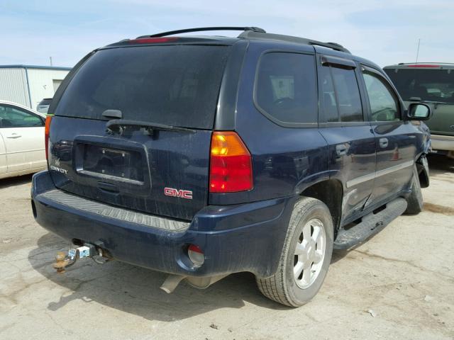 1GKDS13S172296681 - 2007 GMC ENVOY BLUE photo 4