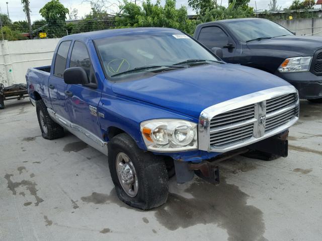 3D7KR28D97G820722 - 2007 DODGE RAM 2500 S BLUE photo 1