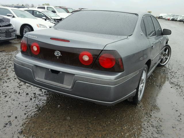 2G1WF52E259263613 - 2005 CHEVROLET IMPALA GRAY photo 4