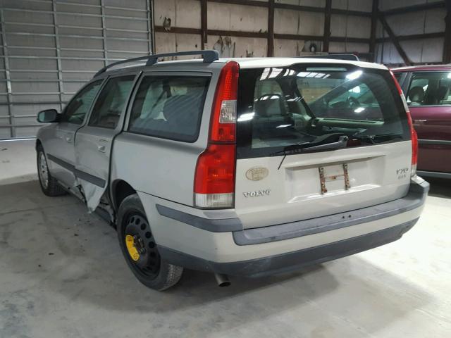 YV1SW58D211015195 - 2001 VOLVO V70 2.4T GRAY photo 3