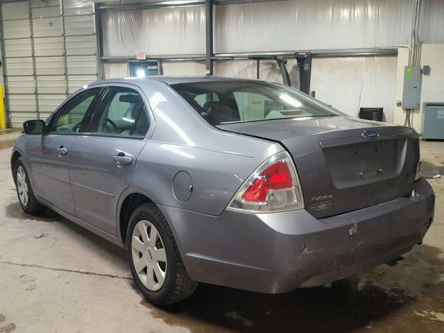 3FAFP06Z16R116463 - 2006 FORD FUSION S GRAY photo 3