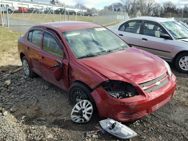 1G1AT58H097142896 - 2009 CHEVROLET COBALT LT RED photo 1