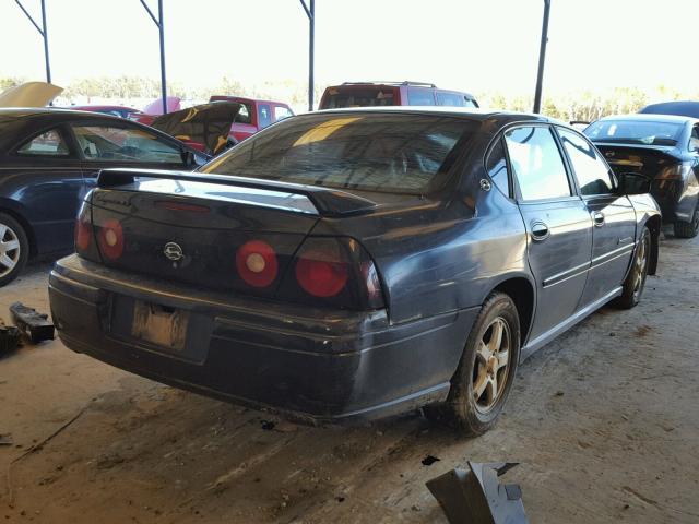 2G1WH55K649291568 - 2004 CHEVROLET IMPALA LS BLACK photo 4