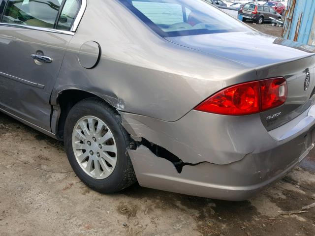 1G4HP57276U218579 - 2006 BUICK LUCERNE CX BEIGE photo 9