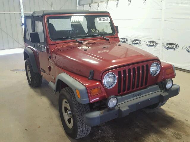 1J4FY19SXXP424388 - 1999 JEEP WRANGLER / BURGUNDY photo 9