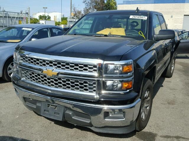 1GCRCREC7FZ428416 - 2015 CHEVROLET SILVERADO BLACK photo 2