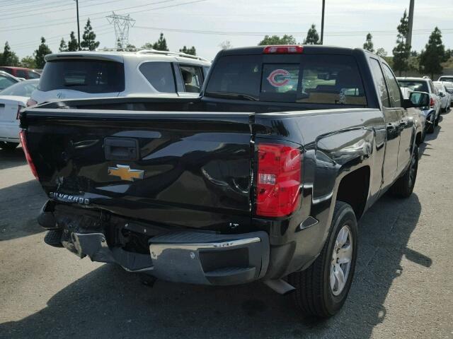 1GCRCREC7FZ428416 - 2015 CHEVROLET SILVERADO BLACK photo 4