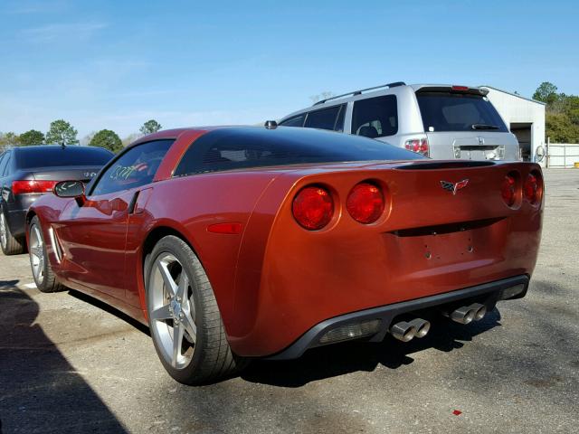 1G1YY24UX55106947 - 2005 CHEVROLET CORVETTE ORANGE photo 3