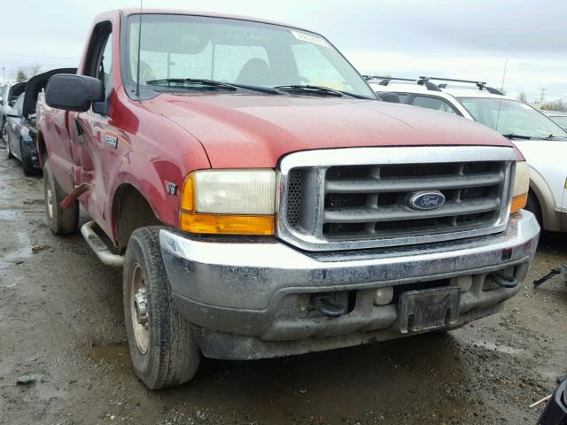 1FTNF21L41EB57088 - 2001 FORD F250 SUPER RED photo 1