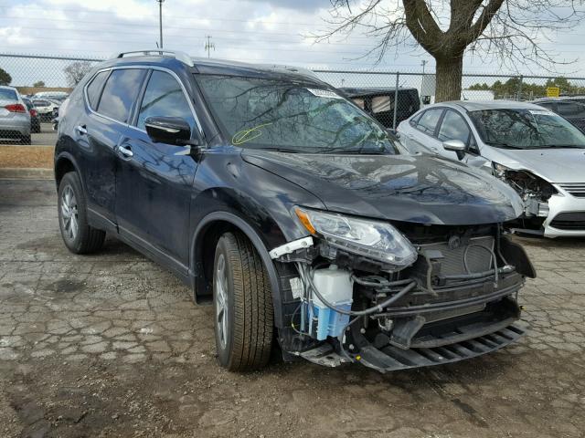 5N1AT2MV4FC851699 - 2015 NISSAN ROGUE S BLACK photo 1