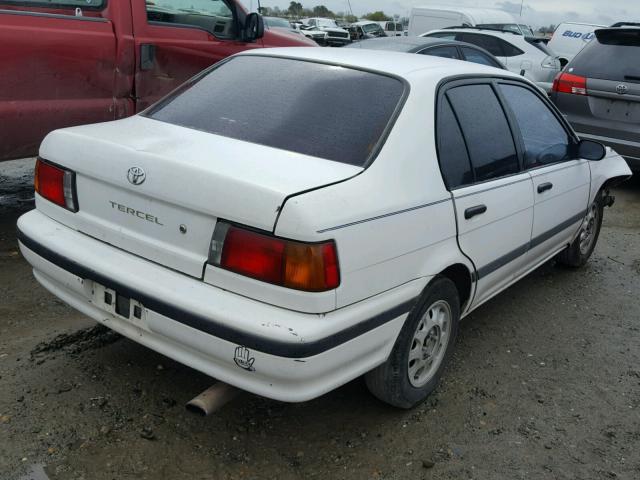 JT2EL43A0N0252792 - 1992 TOYOTA TERCEL DEL WHITE photo 4