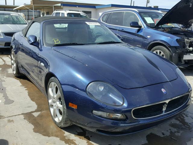 ZAMBB18A630010442 - 2003 MASERATI SPYDER CAM BLUE photo 1