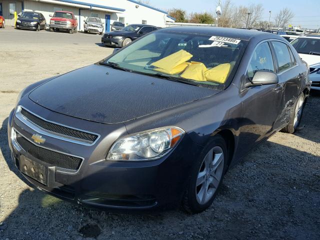 1G1ZB5E1XBF217953 - 2011 CHEVROLET MALIBU LS გრაფიტი ფოტო 2
