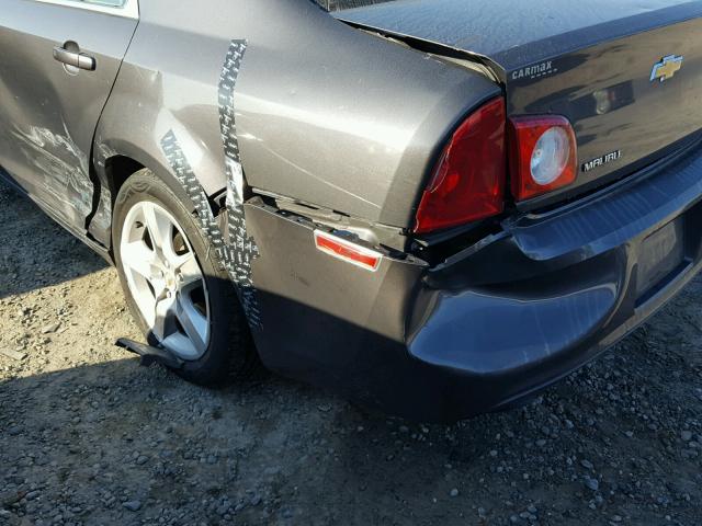 1G1ZB5E1XBF217953 - 2011 CHEVROLET MALIBU LS გრაფიტი ფოტო 9