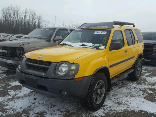 5N1MD28YX4C601038 - 2004 NISSAN XTERRA SE YELLOW photo 2