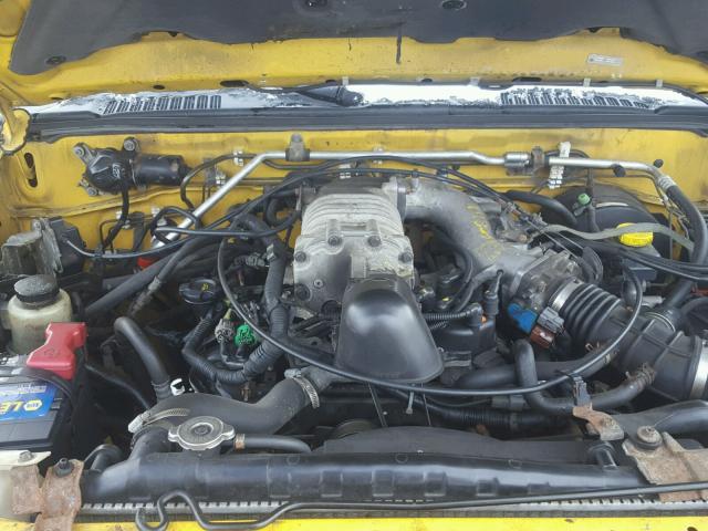 5N1MD28YX4C601038 - 2004 NISSAN XTERRA SE YELLOW photo 7