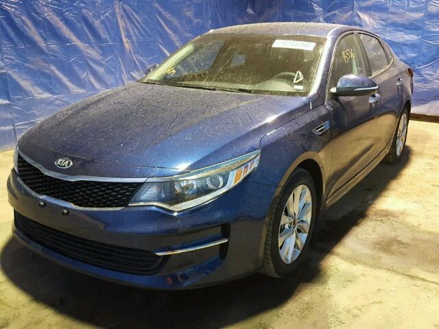 5XXGT4L31HG146761 - 2017 KIA OPTIMA LX BLUE photo 2