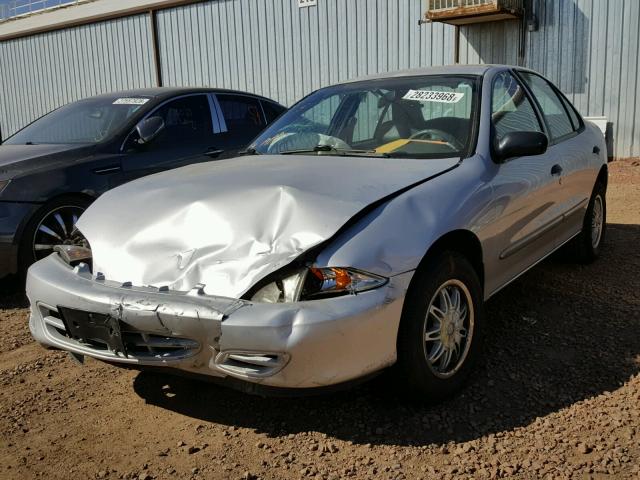 1G1JC524017300325 - 2001 CHEVROLET CAVALIER B GRAY photo 2