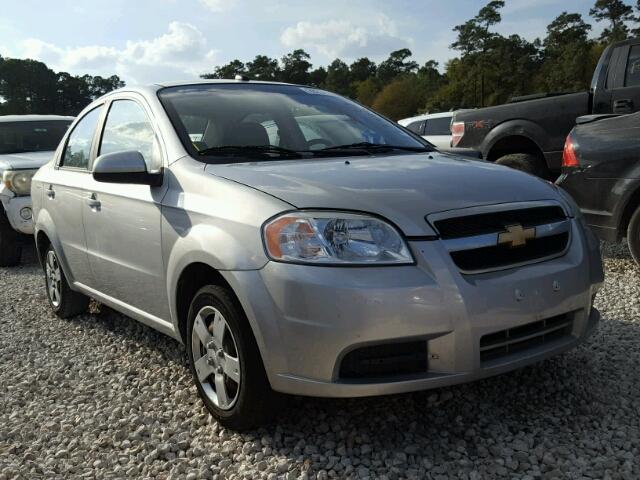 KL1TD56EX9B618114 - 2009 CHEVROLET AVEO LS SILVER photo 1