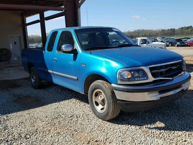 1FTEX17L3VKD42741 - 1997 FORD F150 TEAL photo 1