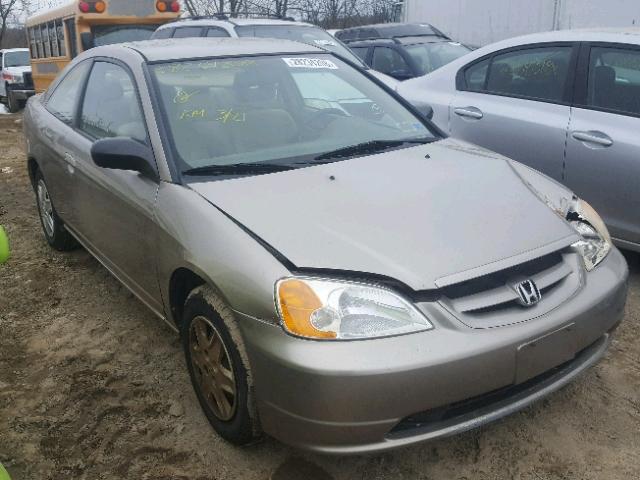 1HGEM22553L080284 - 2003 HONDA CIVIC LX BEIGE photo 1