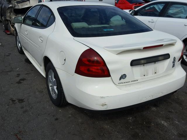 2G2WP552681192719 - 2008 PONTIAC GRAND PRIX WHITE photo 3