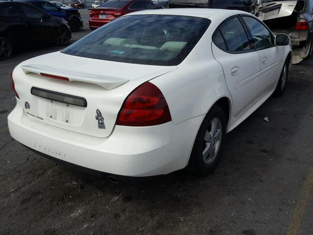 2G2WP552681192719 - 2008 PONTIAC GRAND PRIX WHITE photo 4