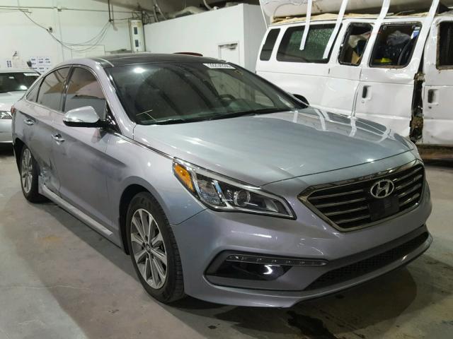 5NPE34AF7GH273487 - 2016 HYUNDAI SONATA SPO GRAY photo 1