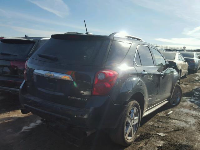 2GNFLHE36F6203873 - 2015 CHEVROLET EQUINOX LT BLACK photo 4