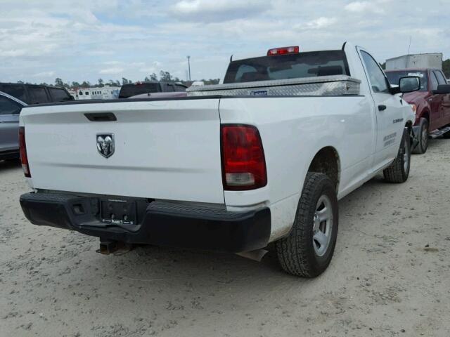 3D7JB1ET0BG609911 - 2011 DODGE RAM 1500 WHITE photo 4