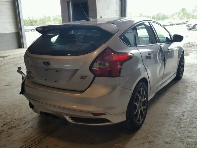 1FADP3L99DL185748 - 2013 FORD FOCUS ST SILVER photo 4