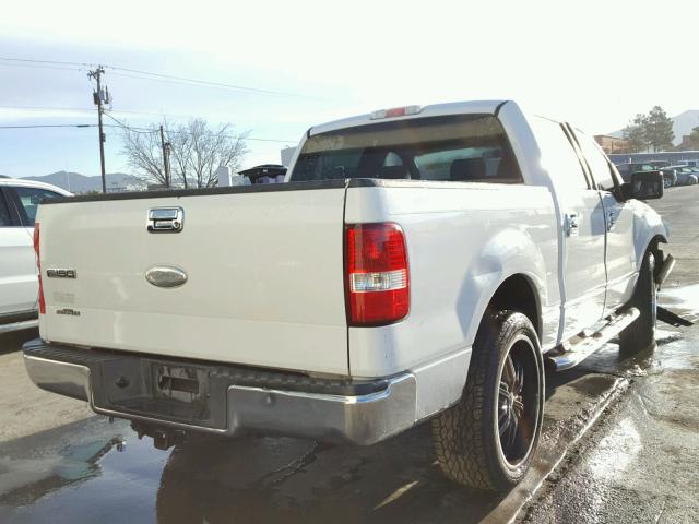 1FTPW12506KB24505 - 2006 FORD F150 SUPER WHITE photo 4