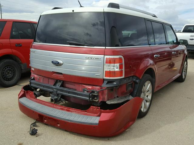 2FMEK63CX9BA01253 - 2009 FORD FLEX LIMIT MAROON photo 4