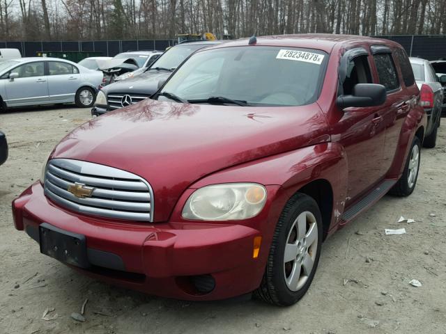 3GNDA13D78S585917 - 2008 CHEVROLET HHR LS MAROON photo 2