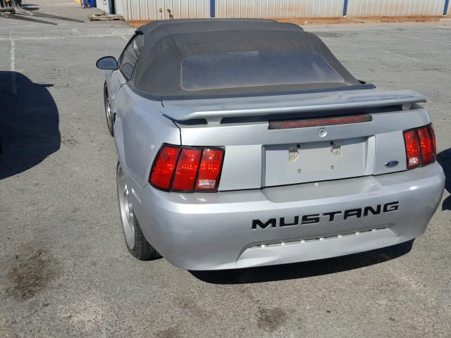 1FAFP44473F420971 - 2003 FORD MUSTANG SILVER photo 3