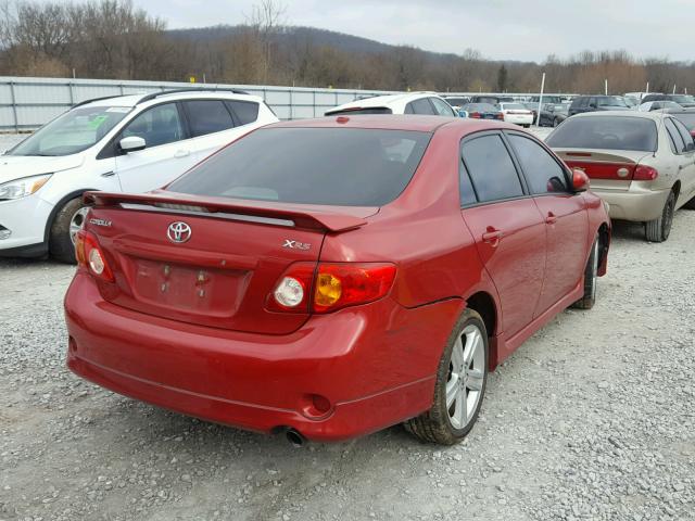 2T1BE40E59C029588 - 2009 TOYOTA COROLLA XR 红色 照片 4