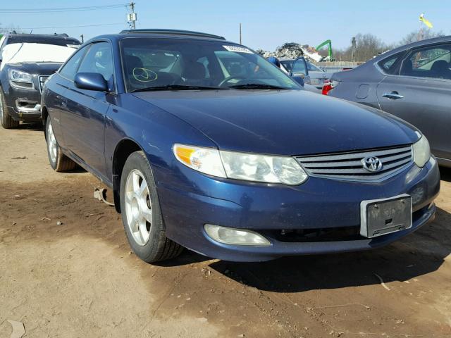 2T1CF28P32C591510 - 2002 TOYOTA CAMRY SOLA BLUE photo 1