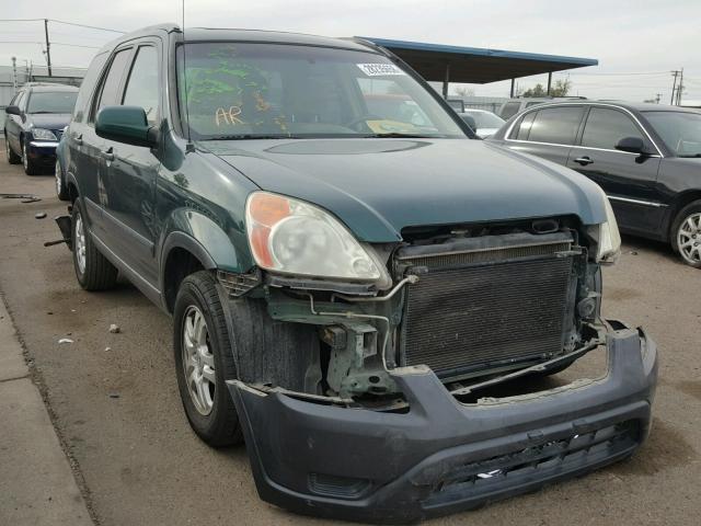 SHSRD78873U147512 - 2003 HONDA CR-V EX GREEN photo 1