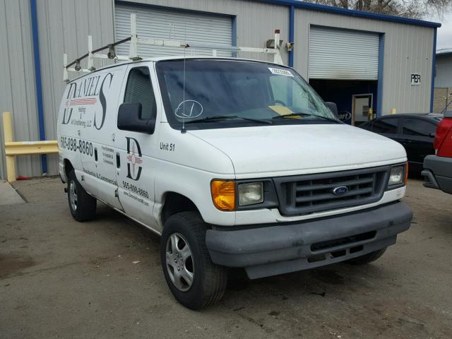 1FTNE24L25HA11467 - 2005 FORD ECONOLINE WHITE photo 1