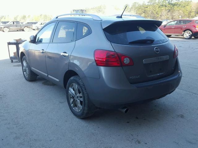 JN8AS5MT6CW613780 - 2012 NISSAN ROGUE S GRAY photo 3