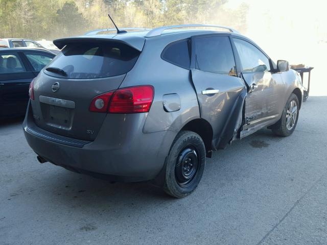 JN8AS5MT6CW613780 - 2012 NISSAN ROGUE S GRAY photo 4