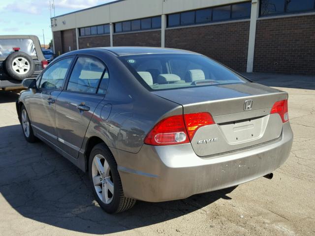 1HGFA16887L088865 - 2007 HONDA CIVIC EX Boz foto 3