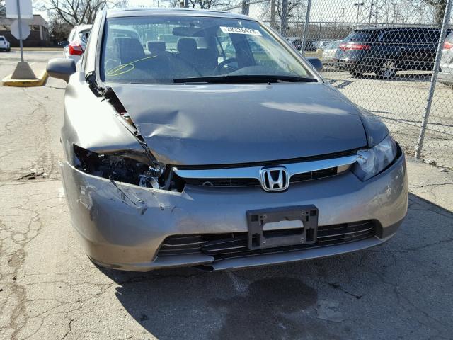 1HGFA16887L088865 - 2007 HONDA CIVIC EX Boz foto 9